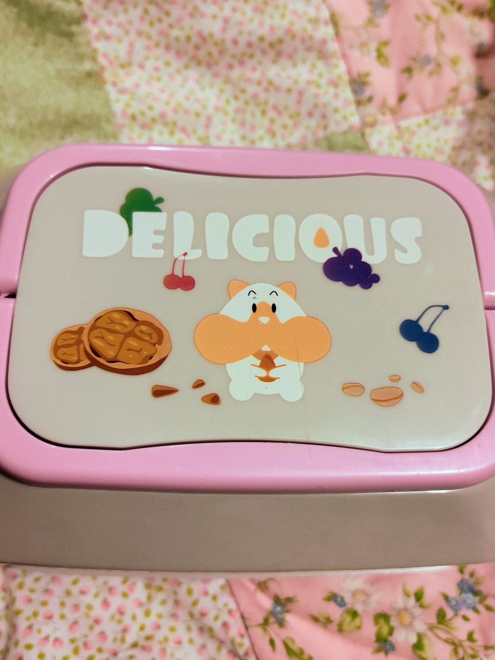 Kawaii Hamster Lunch Box with Cartoon Hamster